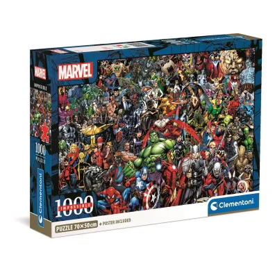 Puzzle 1000 el. Compact Impossible Marvel Clementoni