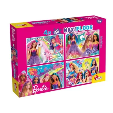 Puzzle dwustronne Maxi 4x48 Barbie Lisciani