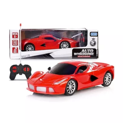 Auto wy�cigowe R/C Toys for Boys czerwone Artyk