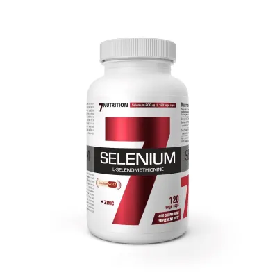 7Nutrition Selenium L-selenomethionine + Zinc - Selen + Cynk suplement diety 120 kaps.