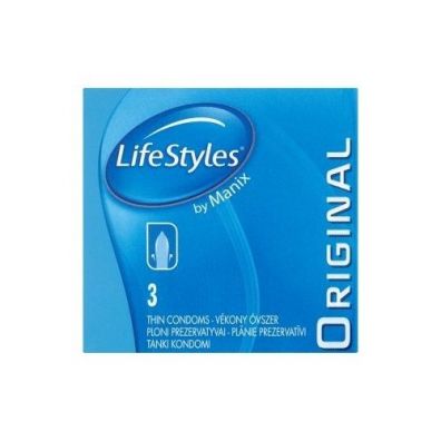 LifeStyles by Manix Original prezerwatywy lateksowe 3 szt.