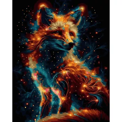 Twoje Hobby Malowanie po numerach + z�ota farba - Gwiezdna... 40x50cm