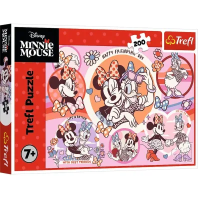 Puzzle 200 el. Zwyczaje Myszki Minnie 13343 Trefl