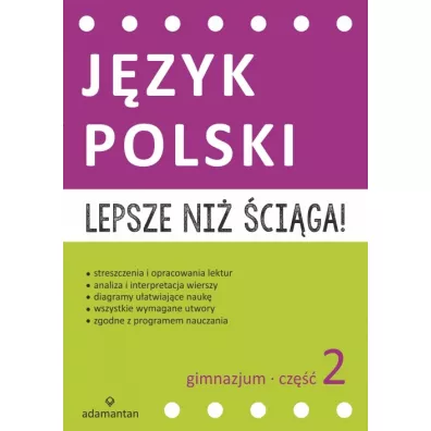 J�zyk polski gimnazjum cz�� 2 lepsze ni� �ci�ga
