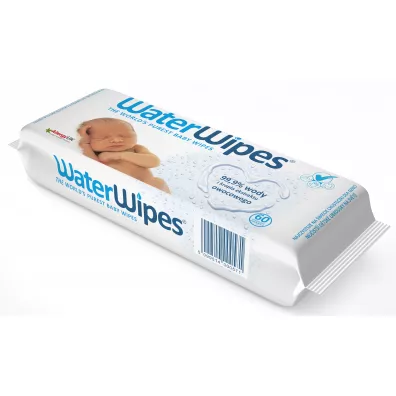 Waterwipes Chusteczki nawil�ane nas�czane czyst� wod� 60 szt.