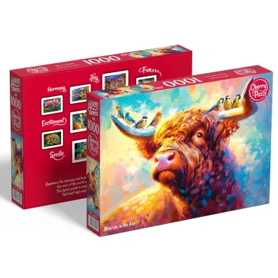 Puzzle 1000 el. Moo-sic in the Air CherryPazzi