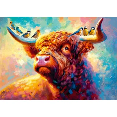 Puzzle 1000 el. Moo-sic in the Air CherryPazzi