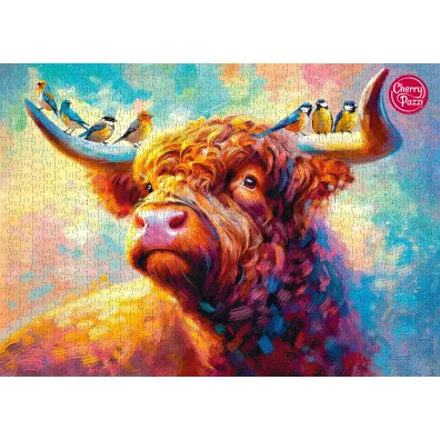 Puzzle 1000 el. Moo-sic in the Air CherryPazzi