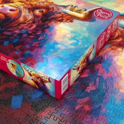 Puzzle 1000 el. Moo-sic in the Air CherryPazzi