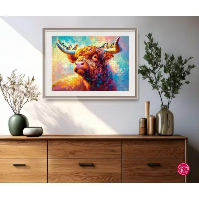 Puzzle 1000 el. Moo-sic in the Air CherryPazzi