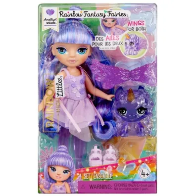 Rainbow High Littles Fantasy Fairies Doll - Amethy Mga Entertainment