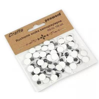 Penword Ruchome oczka samoprzylepne 10 mm