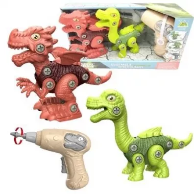 Zestaw dinozaur�w do skr�cania Maksik