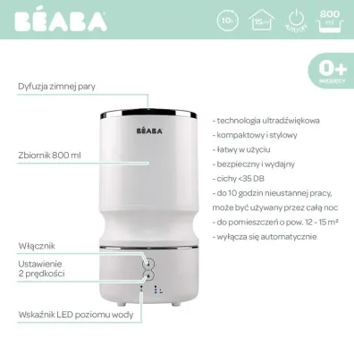 Beaba Ultrad�wi�kowy nawil�acz powietrza White