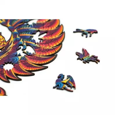 Fenix, Puzzle drewniane L, 240 elementw