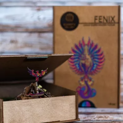 Fenix, Puzzle drewniane L, 240 elementw