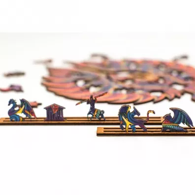 Fenix, Puzzle drewniane L, 240 elementw