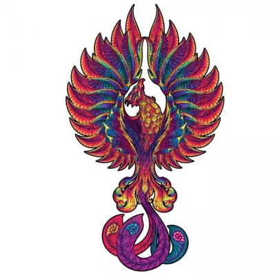 Fenix, Puzzle drewniane L, 240 elementw
