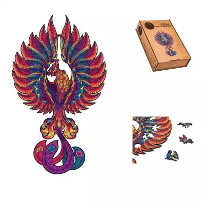 Fenix, Puzzle drewniane L, 240 elementw