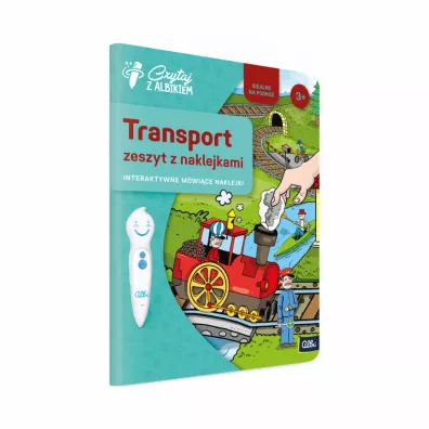 Czytaj z Albikiem. Zeszyt z naklejkami. Transport. Interaktywne m�wi�ce naklejki