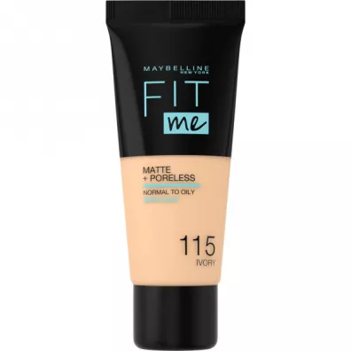 Maybelline Fit Me Matte & Poreless Foundation matuj�cy podk�ad do twarzy 115 Ivory 30 ml