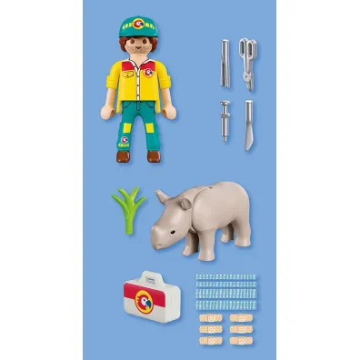 Playmobil DuoPack Stra�nik le�ny z�nosoro�cem 72025
