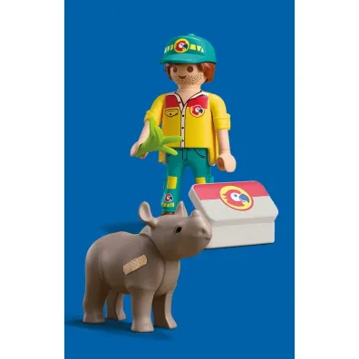 Playmobil DuoPack Stra�nik le�ny z�nosoro�cem 72025