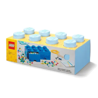Szuflada klocek LEGO Brick 8 Jasnoniebieska