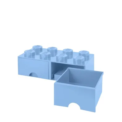 Szuflada klocek LEGO Brick 8 Jasnoniebieska