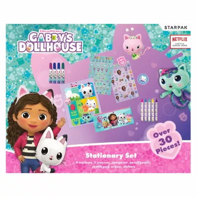 Zestaw artystyczny z naklejkami Gabby s Dollhouse STARPAK 537102