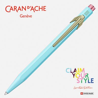 Carandache Dugopis Caran Dache 849 Claim Your Style Ed2 Bluish Pale M w pudeku jasnoniebieski
