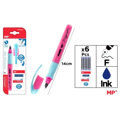 Mp Main Paper Pi�ro wieczne z wk�adami r�owe 0.5mm