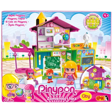 PinyPon CITY. Zestaw "Szko�a" z 3 laleczkami i akcesoriami Epee