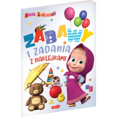 Zabawy i zadania z naklejkami. Masza i Nied�wied�