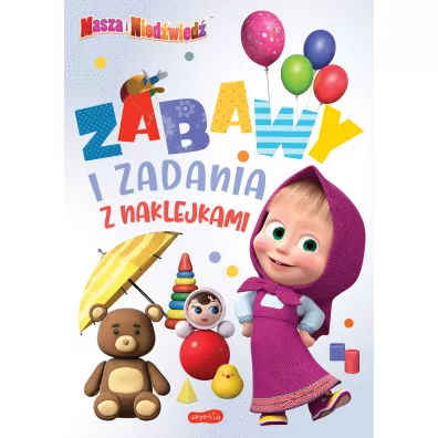 Zabawy i zadania z naklejkami. Masza i Niedwied