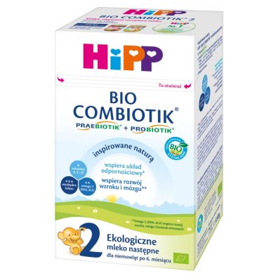 Hipp Combiotik 2 Mleko nastpne dla niemowlt po 6. miesicu 550 g