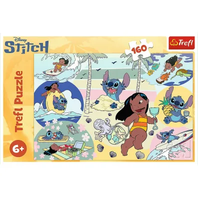 Puzzle 160 el. Stitch rz�dzi Trefl