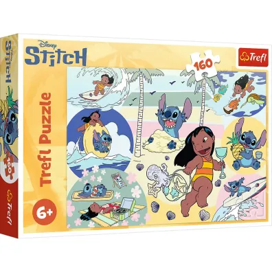 Puzzle 160 el. Stitch rz�dzi Trefl