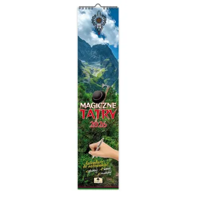Kalendarz 2026 �cienny paskowy w�ski Magiczne Tatry KPW V4