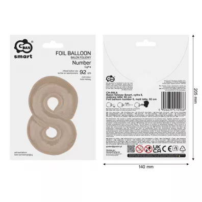 Godan BALON FOL 8 LATTE MATOWA 92CM GO PBH