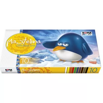 Koma-Plast Plastelina 10 kolorw 10 szt.