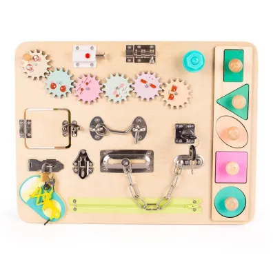 Puzzle Tablica manipulacyjna dla dzieci motoryczna GK-Trade