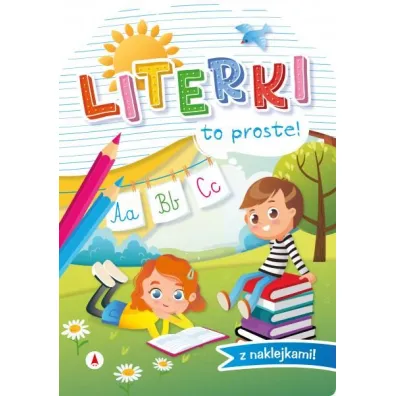 Ksi��ka edu. A4  Naklejki Literki. To proste  SKRZAT 077131