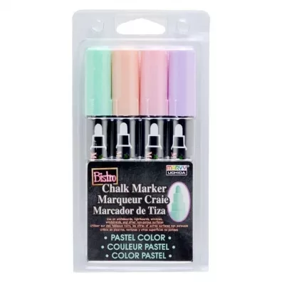 Marvy Markery kredowe Bistro Chalk 4 kolory