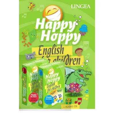 Pakiet Happy Hoppy. English for children. Fiszki dla dzieci: Cechy i relacje, Kolory i liczby
