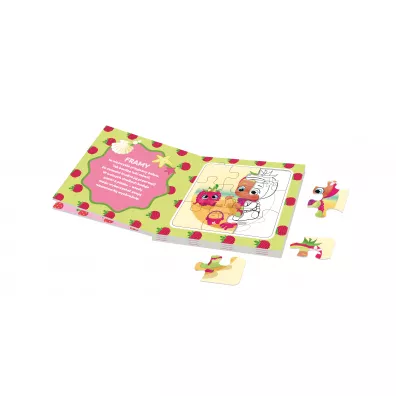 Owocowe bobasy. Cry babies. Puzzle i kolorowanki