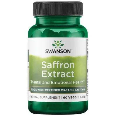 Swanson Saffron Extract - Szafran 30 mg Suplement diety 60 kaps.