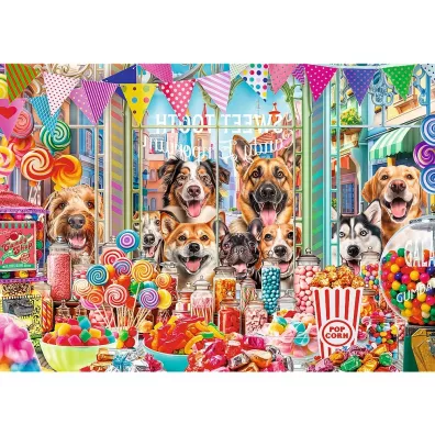 Puzzle 2x500 el. Puszy�ci przyjaciele Trefl