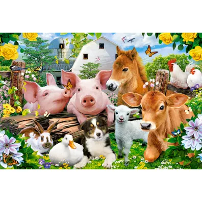 Puzzle Maxi 40 el. Farm Friends Castorland