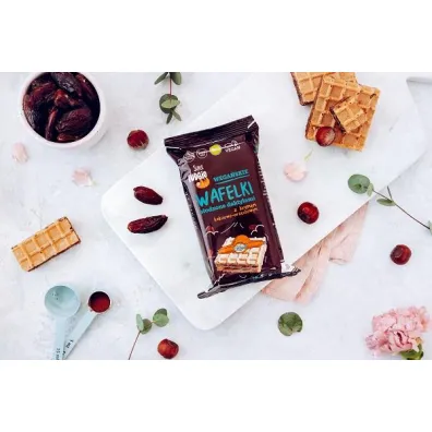 Super Fudgio Wafelki z kremem s�odzonym daktylem 120 g Bio